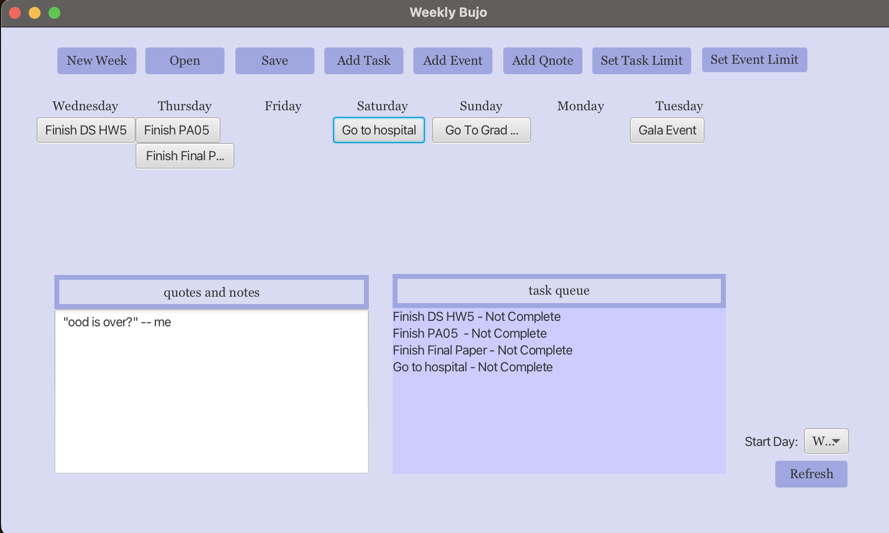 BuJo Bullet Journal screenshot 2